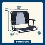 Big Comfort Stadium Chair™ with Armrests