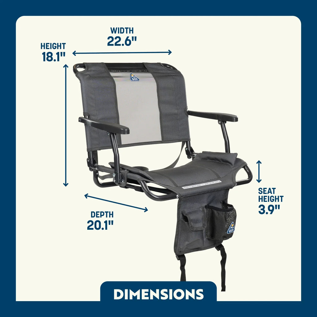 Big Comfort Stadium Chair™ with Armrests 2.0