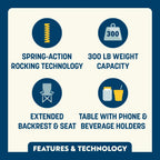 Stowaway Rocker™ with Side Table